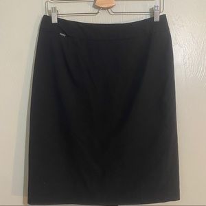 Black Calvin Klein pencil skirt size 8